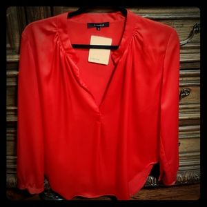 Womens Red Blouse NWT